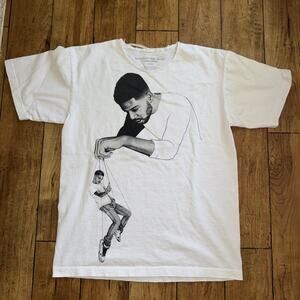 Kid Cudi x Virgil Abloh “Pulling Strings” T-Shirt White Small 20x25